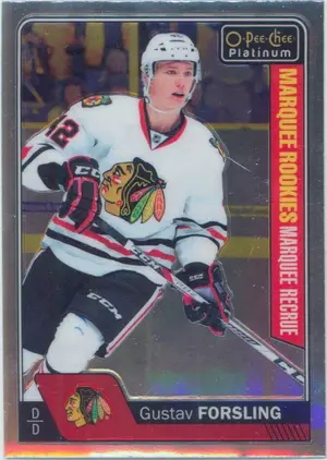 2016-17 O-PEE-CHEE PLATINUM - GUSTAV FORSLING #183 MARQUEE ROOKIE