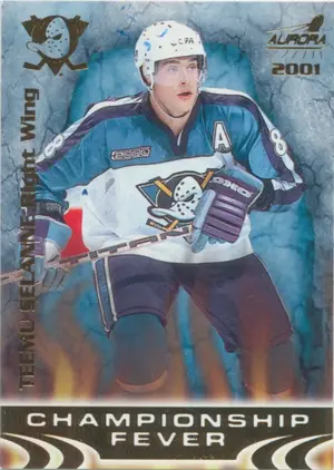 2000-01 AURORA - TEEMU SELANNE #2 CHAMPIONSHIP FEVER