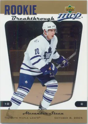 2005-06 MVP - ALEXANDER STEEN #RB10 ROOKIE BREAKTHROUGH