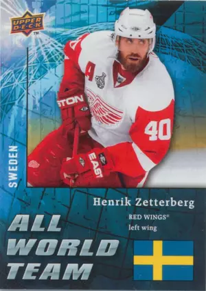 2009-10 UPPER DECK - HENRIK ZETTERBERG #AW37 ALL WORLD TEAM