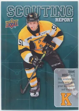 2019-20 CHL - SHANE WRIGHT #SR-1 SCOUTING REPORT