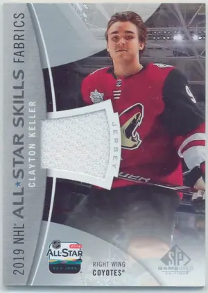 2019-20 SP GAME USED - CLAYTON KELLER #AS-CK ALL-STAR SKILLS FABRICS