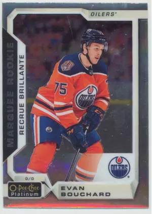 2018-19 O-PEE-CHEE PLATINUM - EVAN BOUCHARD #157 ROOKIE