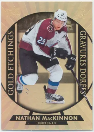 2020-21 TIM HORTONS - NATHAN MacKINNON #G-5 GOLD ETCHINGS