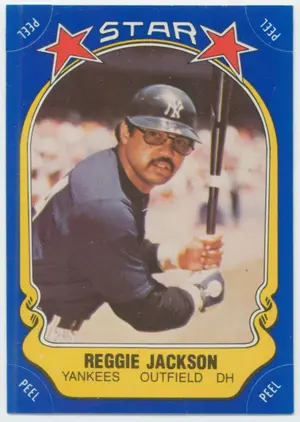 1981 Fleer - Reggie Jackson Star Stickers #115