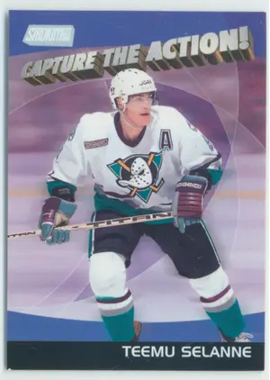2000-01 STADIUM CLUB - TEEMU SELANNE #CA12 CAPTURE THE ACTION