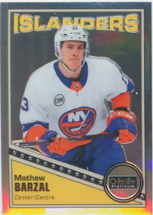 2019-20 O-PEE-CHEE PLATINUM - MATHEW BARZAL #R-12 RETRO