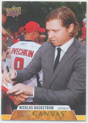 2020-21 UPPER DECK - NICKLAS BACKSTROM #C206 UD CANVAS