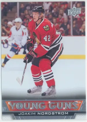 2013-14 UPPER DECK - JOAKIM NORDSTROM #229 YOUNG GUNS