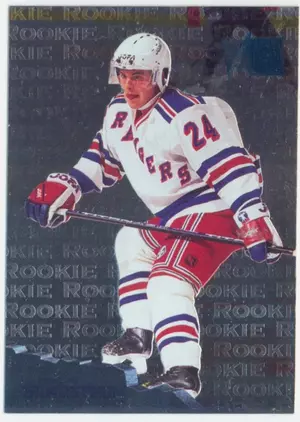 1995-96 FLEER METAL - NIKLAS SUNSTROM #193 ROOKIE
