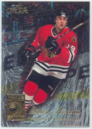 1996-97 FLAIR - ETHAN MOREAU #104 WAVE OF THE FUTURE RC