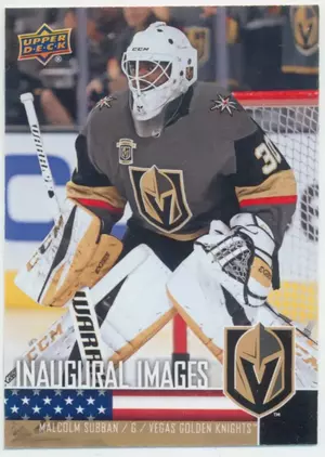 2018 UPPER DECK INAUGURAL IMAGES - MALCOLM SUBBAN #LV-13