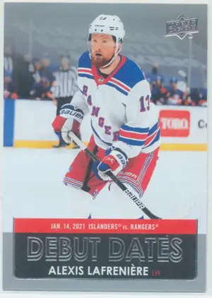 2021-22 UPPER DECK - ALEXIS LAFRENIERE #DD-1 DEBUT DATES