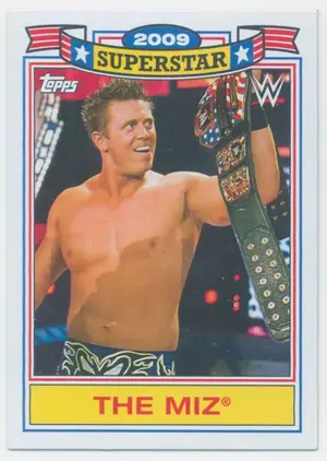 2021 Topps Heritage WWE - The Miz #TM-7 Superstar Tribute