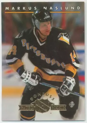1993-94 DONRUSS - MARKUS NASLUND #8 RATED ROOKIE