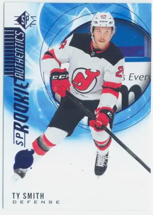 2020-21 SP - TY SMITH #114 ROOKIE AUTHENTICS BLUE PARALLEL