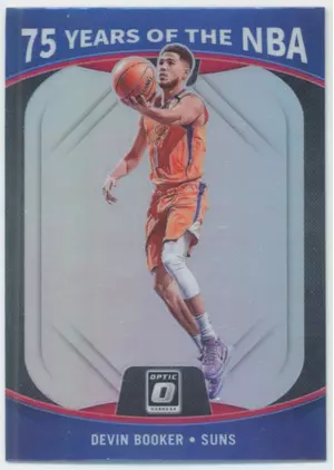 2021-22 Panini Prizm - Devin Booker #29 Optic 75 Years of the NBA