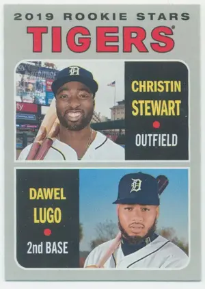 2019 Topps Heritage - Christin Stewart/Dawel Lugo #207 Rookie Stars