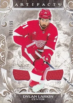 2024-25 Artifacts Materials Gold 136 Dylan Larkin 70/199