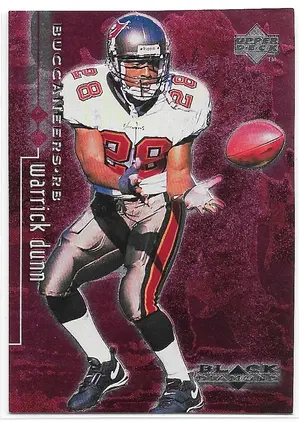 1998 Black Diamond Rookie Edition Double Diamond #82 Warrick Dunn (1347/3000)
