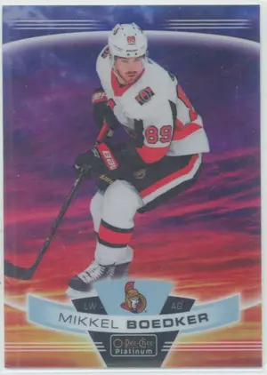 2019-20 O-PEE-CHEE PLATINUM - MIKKEL BOEDKER #38 SUNSET