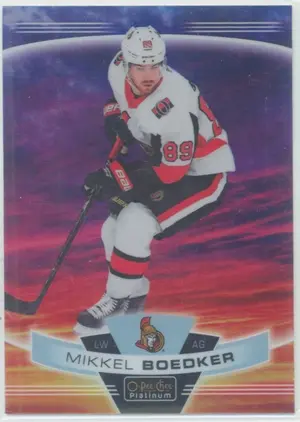 2019-20 O-PEE-CHEE PLATINUM - MIKKEL BOEDKER #38 SUNSET