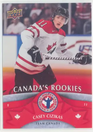 2013 NATIONAL HOCKEY CARD DAY CANADA - CASEY CIZIKAS #NHCD5 CANADA'S ROOKIES