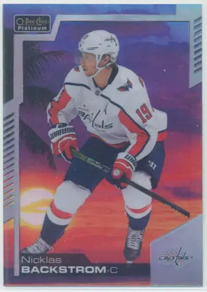 2020-21 O-PEE-CHEE PLATINUM - NICKLAS BACKSTROM #122 SUNSET