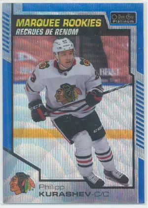 2020-21 O-PEE-CHEE PLATINUM - PHILIPP KURASHEV #164 MARQUEE ROOKIES BLUE SURGE