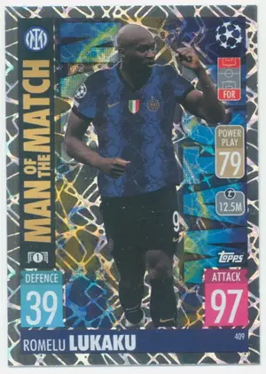 2021-22 Topps Match Attax UCL - Romelu Lukaku #409 Man of the Match