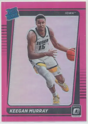 2022-23 Panini Chronicles Draft Picks - Keegan Murray #4 Donruss Optic Rated Rookies Pink Parallel
