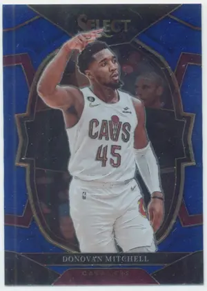 2022-23 Panini Select - Donovan Mitchell #31 Concourse Blue Parallel