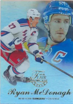 2014-15 FLEER SHOWCASE - RYAN McDONAGH #27 FLAIR SHOWCASE