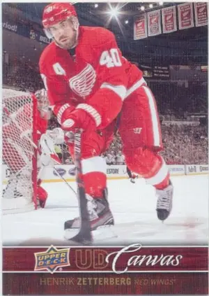2012-13 UPPER DECK - HENRIK ZETTERBERG #C30 UD CANVAS