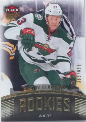 2015-16 FLEER SHOWCASE - GUSTAV OLOFSSON #U30 ULTRA ROOKIES 369/699