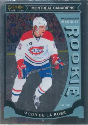 2015-16 O-PEE-CHEE PLATINUM - JACOB DE LA ROSE #M4 MARQUEE ROOKIE