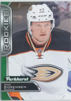 2016-17 PARKHURST - NICK SORENSEN #368 ROOKIE