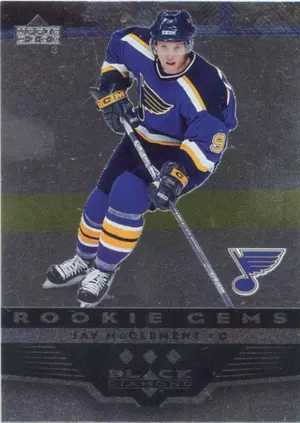 2005-06 BLACK DIAMOND - JAY McCLEMENT #157 ROOKIE GEMS TRIPLE DIAMOND