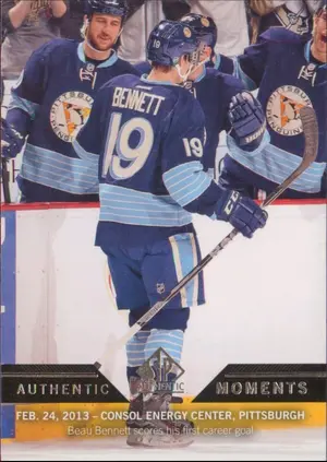 2013-14 SP AUTHENTIC - BEAU BENNETT #177 AUTHENTIC MOMENTS