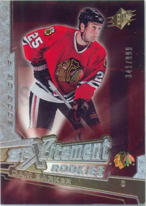2005-06 SPX - CAM BARKER #XR-CB SPXCITEMENT ROOKIES 341/999
