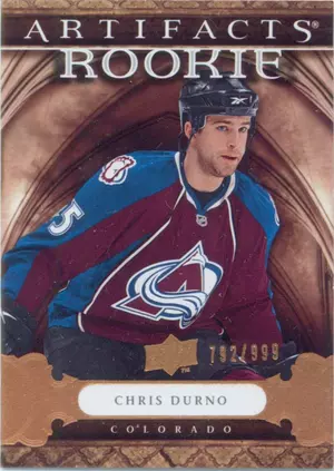 2009-10 ARTIFACTS - CHRIS DURNO #151 ROOKIE 792/999