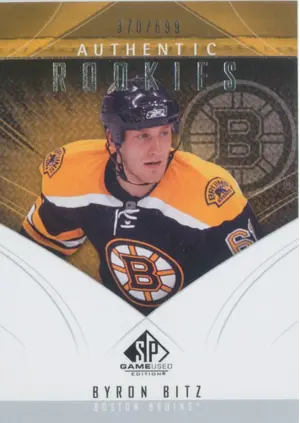 2009-10 SP GAME USED - BYRON BITZ #178 AUTHENTIC ROOKIES 370/699