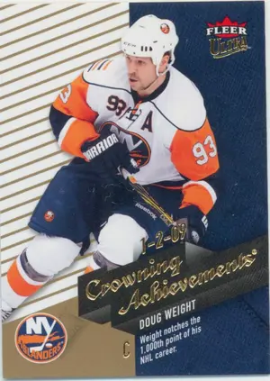 2009-10 FLEER ULTRA - DOUG WEIGHT #CA5 CROWNING ACHIEVEMENTS