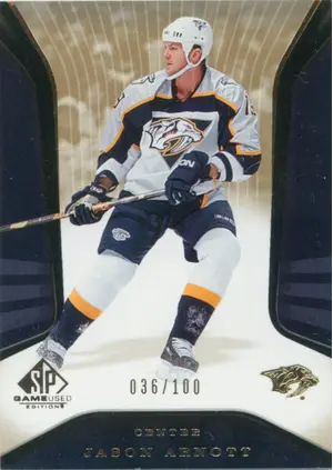 2006-07 SP GAME USED - JASON ARNOTT #59 GOLD 36/100
