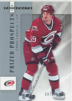 2005-06 HOT PROSPECTS - CHAD LAROSE #112 PRIZED PROSPECTS 979/1999