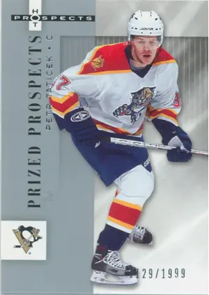 2005-06 HOT PROSPECTS - PETR TATICEK #133 PRIZED PROSPECTS 1129/1999