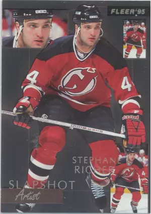 1994-95 FLEER - STEPHANE RICHER #7 SLAPSHOT ARTIST
