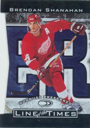 1997-98 DONRUSS PREFERRED - BRENDAN SHANAHAN #2-C LINE OF THE TIMES 1088/2500