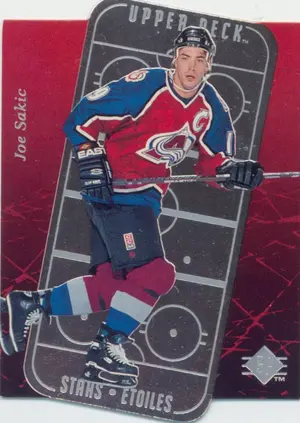 1995-96 SP - JOE SAKIC #E8 STARS