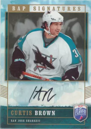 2006-07 BE A PLAYER - CURTIS BROWN #CB SIGNATURES